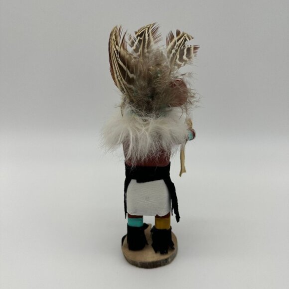 Vintage Kachina Doll Figurine Native American Morning Singer Signed BC As Is - Picture 3 of 8